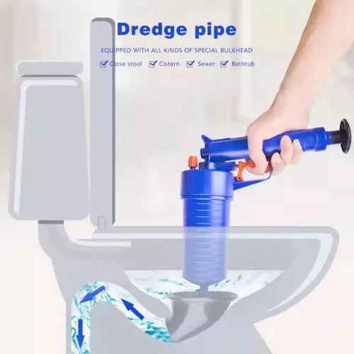Bomba De Aire Sopapo Destapador De Baño