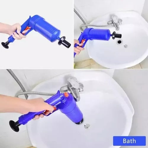 Bomba De Aire Sopapo Destapador De Baño